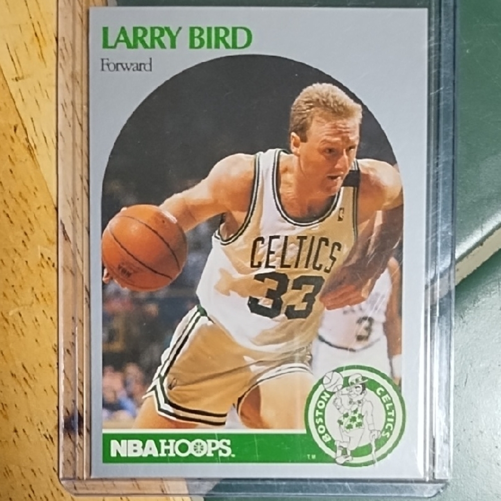 Pristine Condition Larry Bird NBA Hoops Trading Card